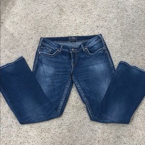 Suki Silver Boot Cut Jeans